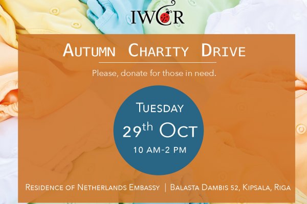 Oct 29: Charity Drive