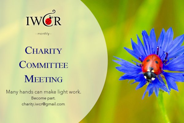 Charity Committee Meeting – Oct 29th
