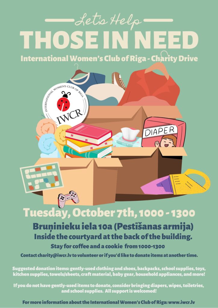 IWCR Autumn Charity Drive 2025